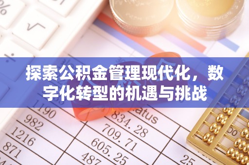 泰和探索公积金管理现代化，数字化转型的机遇与挑战