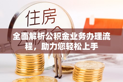 泰和全面解析公积金业务办理流程，助力您轻松上手