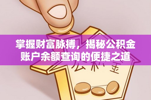 泰和掌握财富脉搏，揭秘公积金账户余额查询的便捷之道