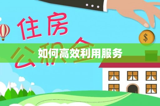 泰和如何高效利用服务