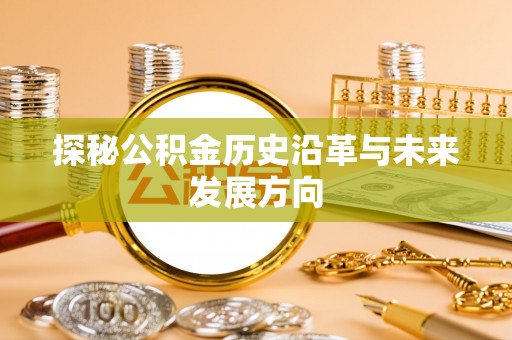泰和探秘公积金历史沿革与未来发展方向
