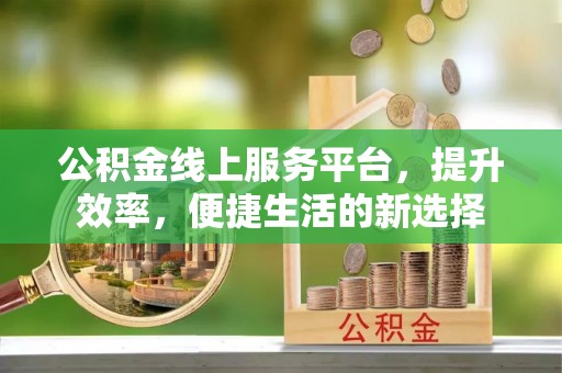 泰和公积金线上服务平台，提升效率，便捷生活的新选择