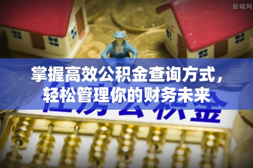 泰和掌握高效公积金查询方式，轻松管理你的财务未来