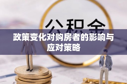 泰和政策变化对购房者的影响与应对策略