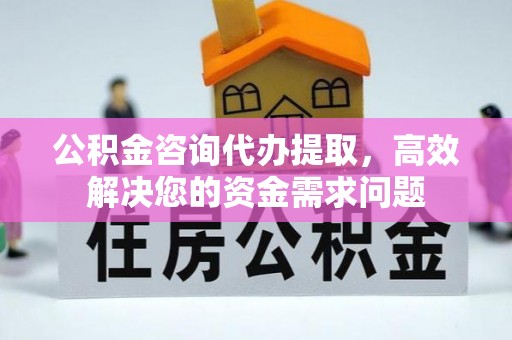 泰和公积金咨询代办提取，高效解决您的资金需求问题