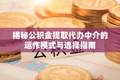泰和揭秘公积金提取代办中介的运作模式与选择指南
