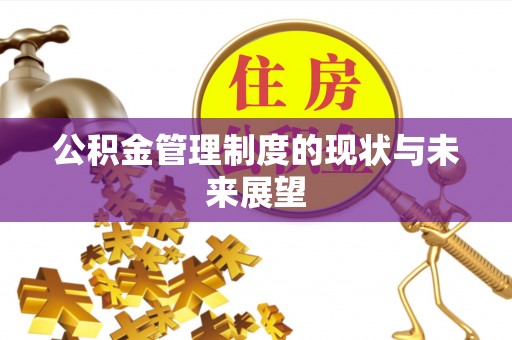 泰和公积金管理制度的现状与未来展望