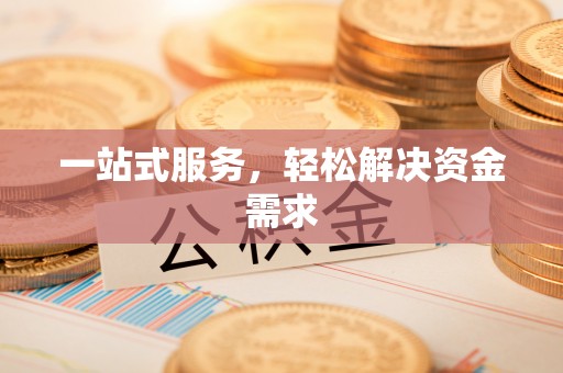 泰和一站式服务，轻松解决资金需求